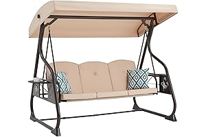Amazon Basics 3-Seat Patio Swing with Stand
