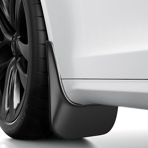 Miniatura 10 de BASENOR Protectores de barro a cuadros Tesla modelo XModel X 2024 2023 2022, protectores contra salpicaduras, no requiere perforación, protectores