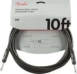 Professional Series Instrument Cable, Straight/Straight, 10', Black