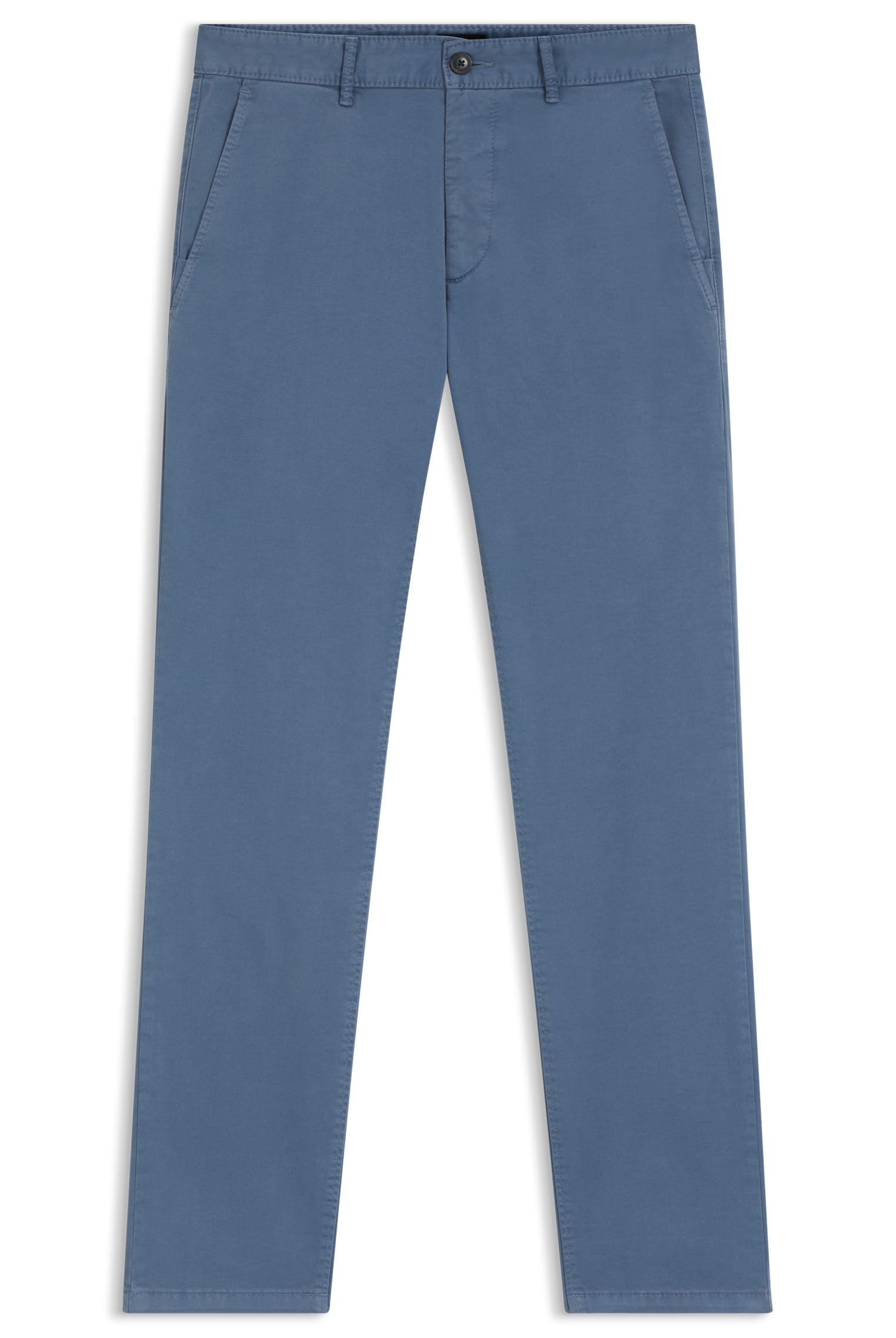 BOSS Mens Chino Slim Slim-fit Chinos in Stretch-Cotton Satin