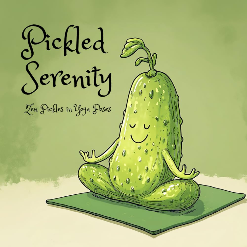 Pickled Serenity: Zen Pickles in Yoga Poses