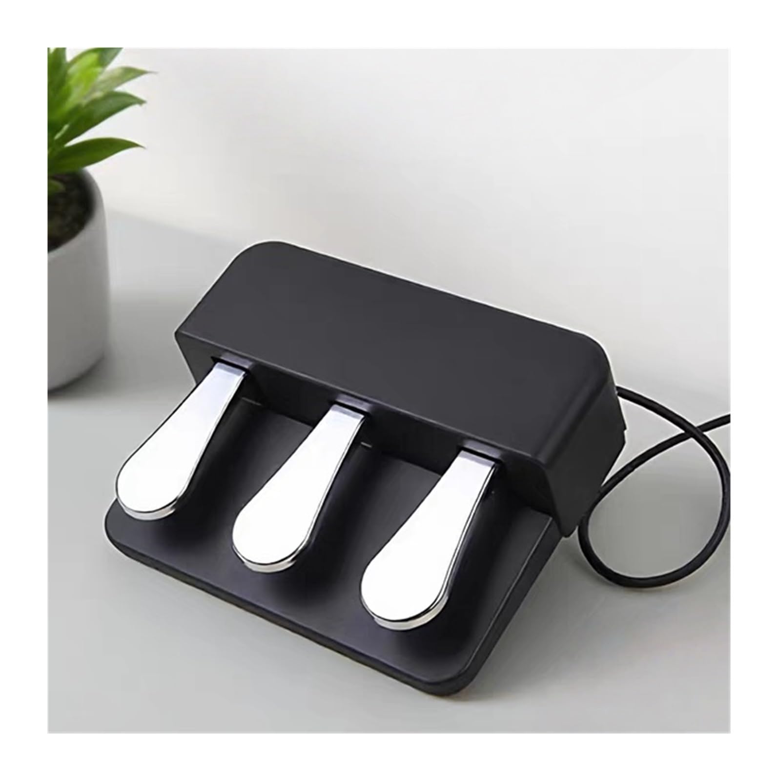 Pedal De Sostenido Triple De 8 Pines For Piano Digital - Compatible Con Roland FP30, FP30X, FP18