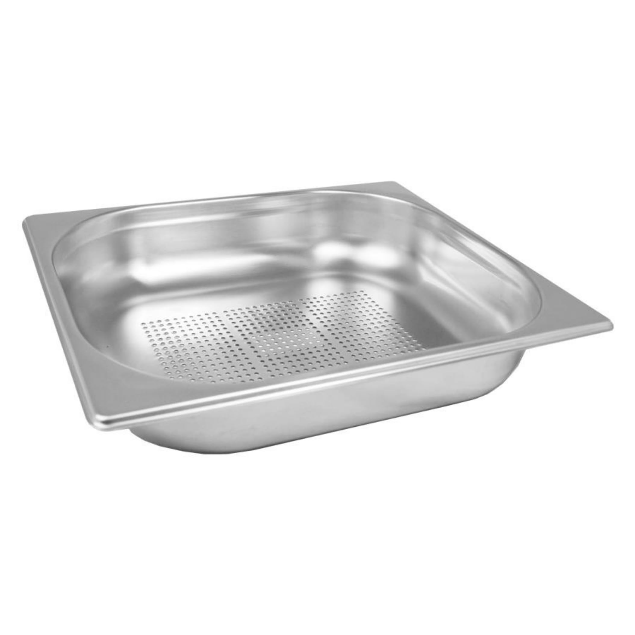 C&S Homestore Stainless Steel Gastronorm 1/2 Size Pan - Perforated Variant – Durable Food Storage Container for Catering, Buffet, Bain Marie, Chafing Dish - Perforated 4.5ltrs 1/2 65mm