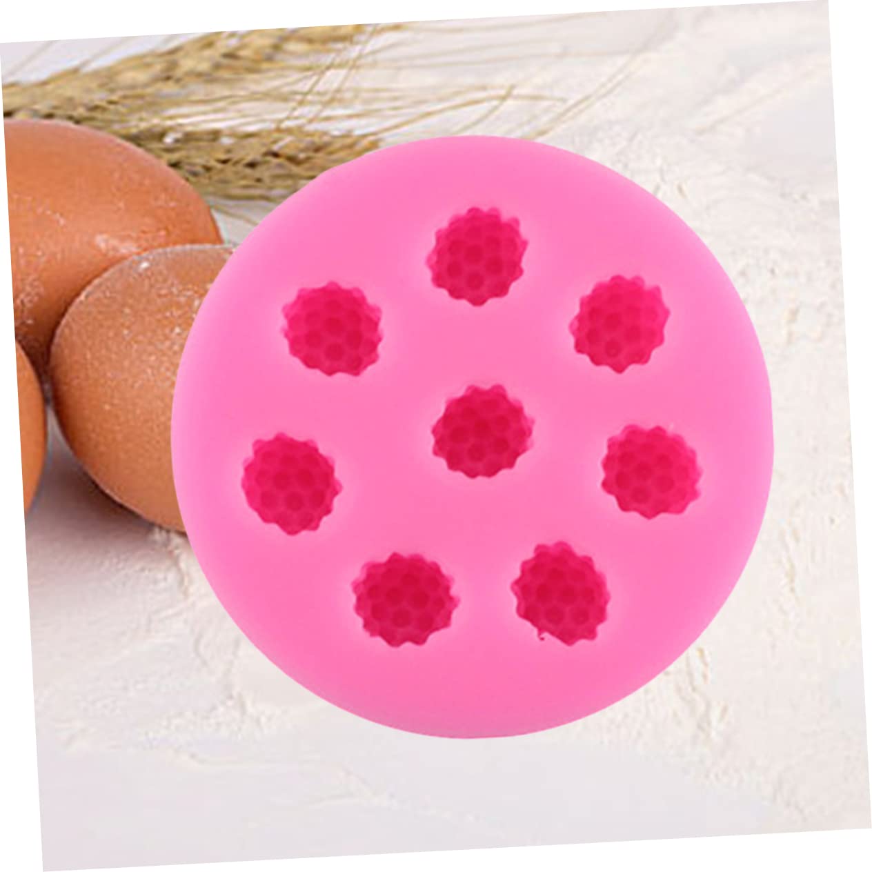 TOPBATHY 3 Pièces moule a gateau moule entremet gateau gummies à cake à fondant de para gélatine hauts de forme de gâteau à panettone bricolage rose