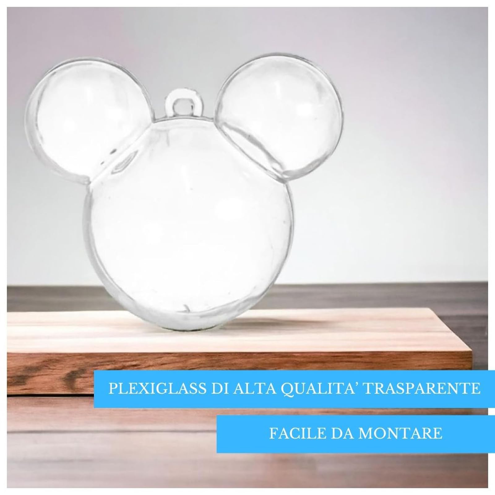 Ingrosso e Risparmio Bomboniera Nascita 10 Scatoline Plexiglass Topolino 10 Bustine Confetti Celesti 10 Bigliettini Bimbo Personalizzabili Compleanno Battesimo Gadget (Fai da Te - Maschio)