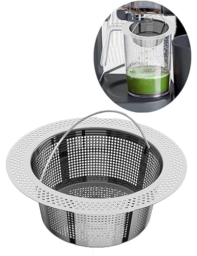 Image of Pulp Strainer for Cold Press Juicer — Suitable for Juicer Secondary Fine Filter Accessories 304 Stainless 4.21inch Wide Rim