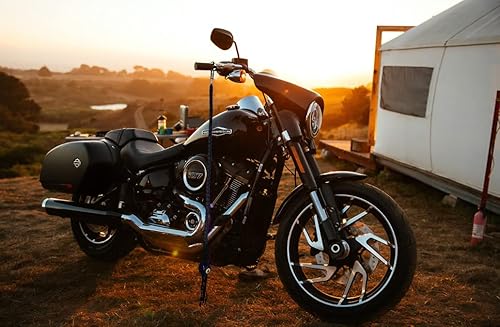 Miniatura 6 de Biker Whip - Látigo de motocicleta de 42 pulgadas con bola accesorios de manillar para motocicleta