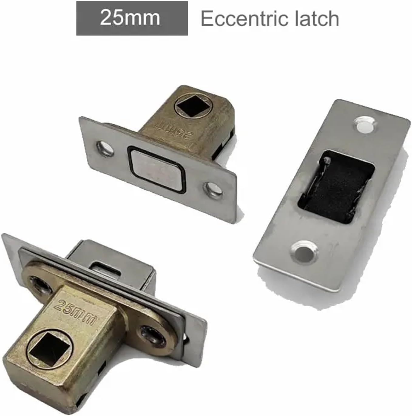 Magnetic Mute Magnetic Lock Silent Lock Body Bathroom Door Magnetic Lock Core Eccentric Lock Margin 22mm 25mm 30mm 35mm 40mm 50mm 1Pcs(Margin 48mm)
