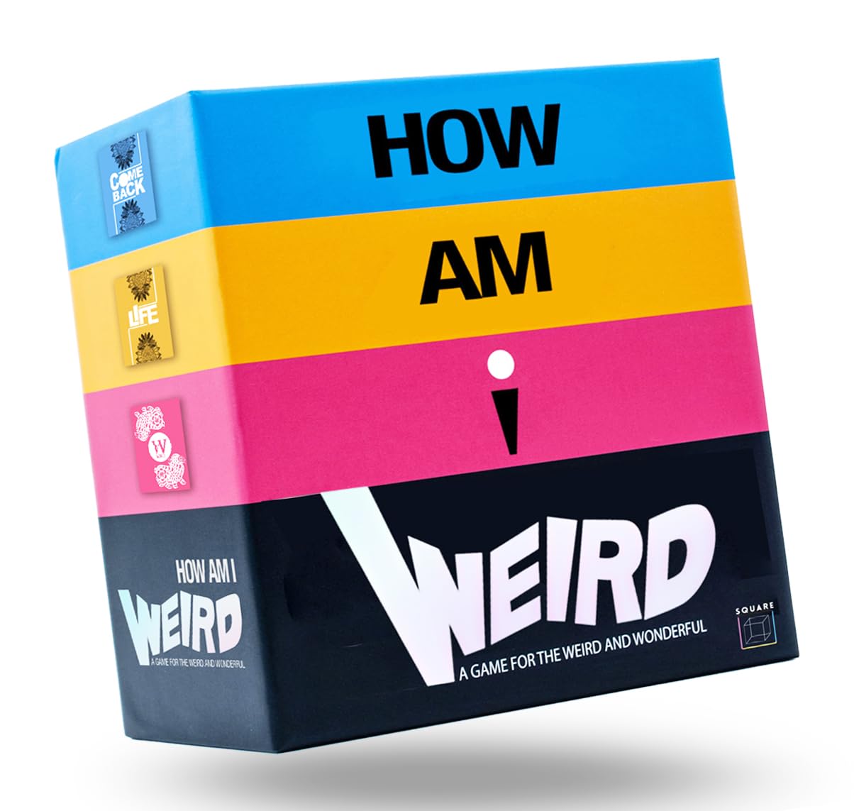 How Am I Weird Square - Award Winning, Family-Friendly Party Card Game - 300 Cards Expansion, UK Games Expo 2023 Winner