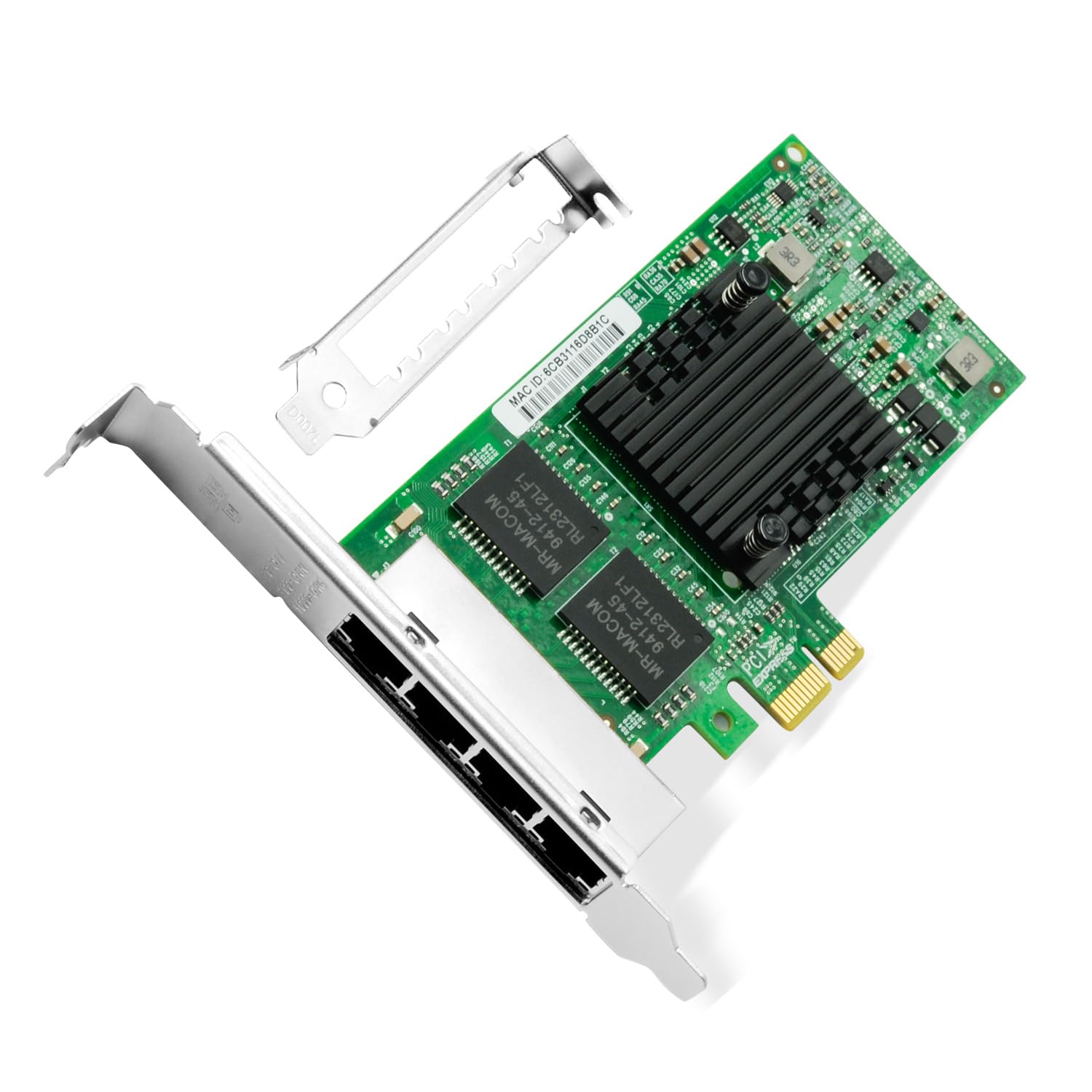Amazon.com: PCIe x1 Quad-Port Copper Gigabit Network Adapter with