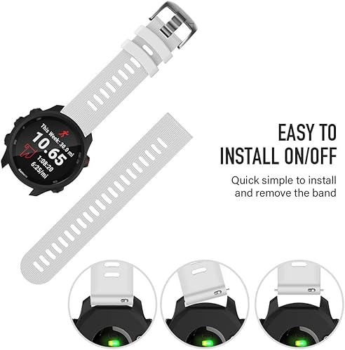 Miniatura 5 de NotoCity Bandas para Galaxy Watch 44 Classic y Galaxy Watch 55 Pro, correa de repuesto de silicona de 0.787 in para Vivoactive 3 Vivoactive 5