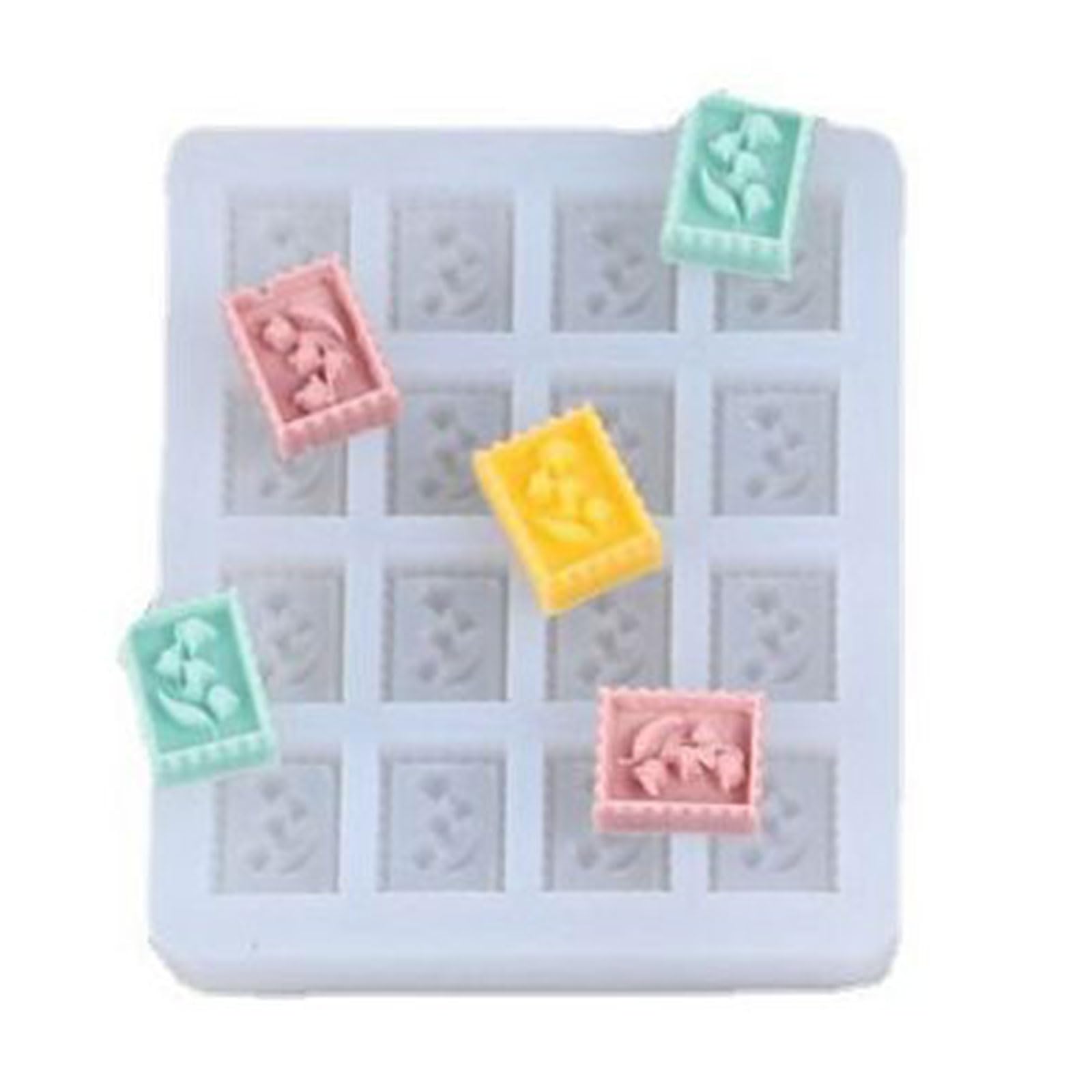 Msioytog Seal Wax Sticks Mold Paint Pellet Silcone Cake Candy Decoration Molds Sealing Beads Molds Seal Sticks Resin Paint Pellet Silicone for
