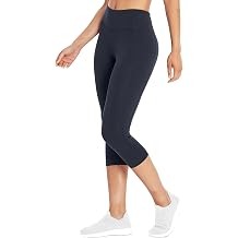 Bally Total Fitness Womens High Rise Tummy Control Capri Legging
