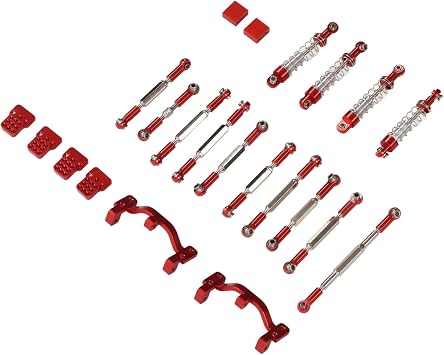 CFTGIW Kit d'Amélioration Châssis Aluminium pour Plateforme WPL C24 / C14