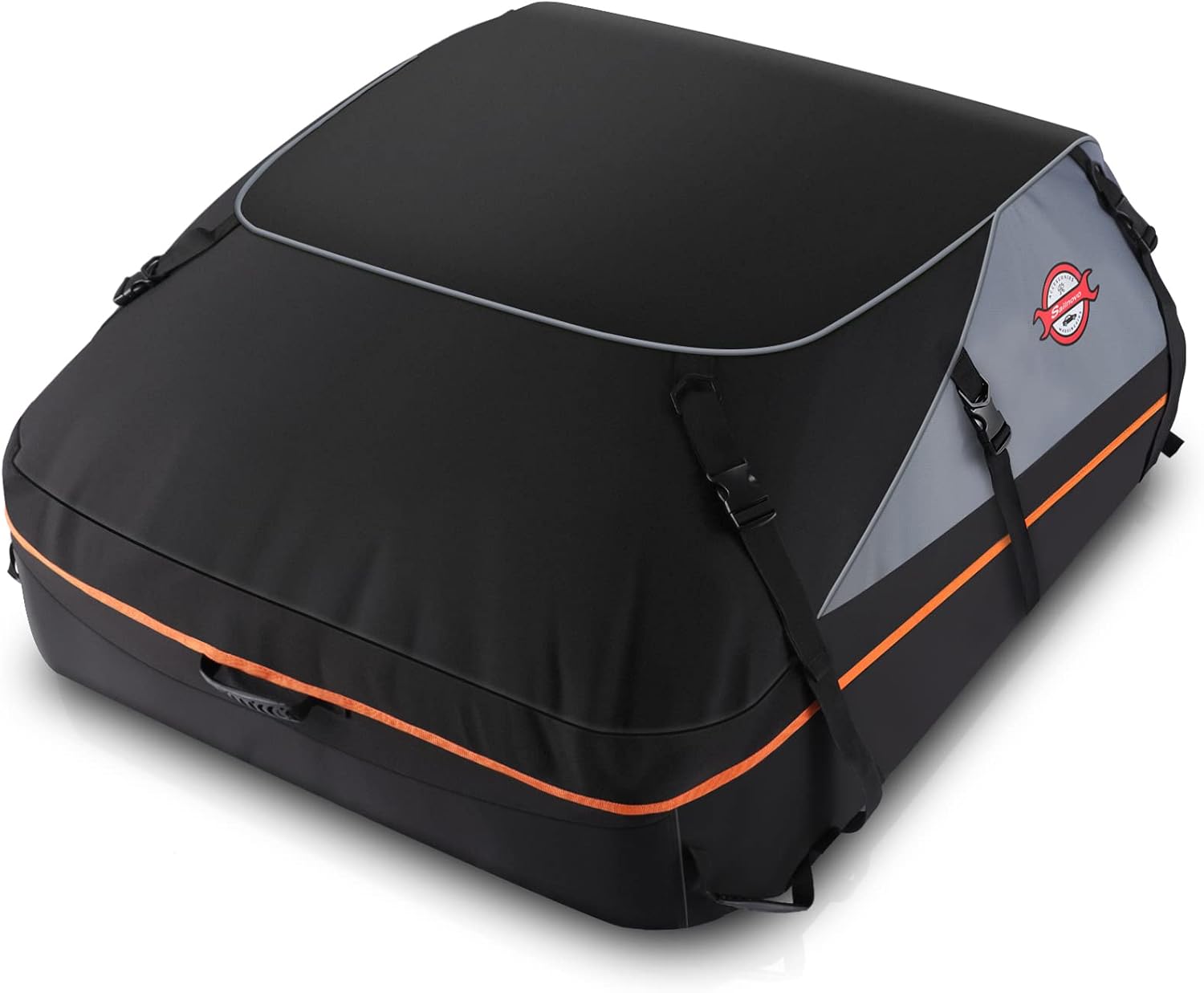 Sailnovo Rooftop Cargo Carrier Bag PRO, 21 Cubic Feet Waterproof Heavy Duty 900D Car Roof Bag with Anti-Slip Mat+ 4 Door Hooks, Roof Top Luggage Storage Bag - Perfect for Car with/Without Rack