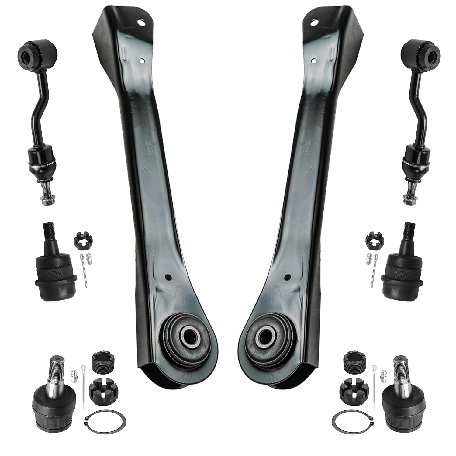 Detroit Axle - 8pc Front End Suspension Kit for 1996 1997 1998