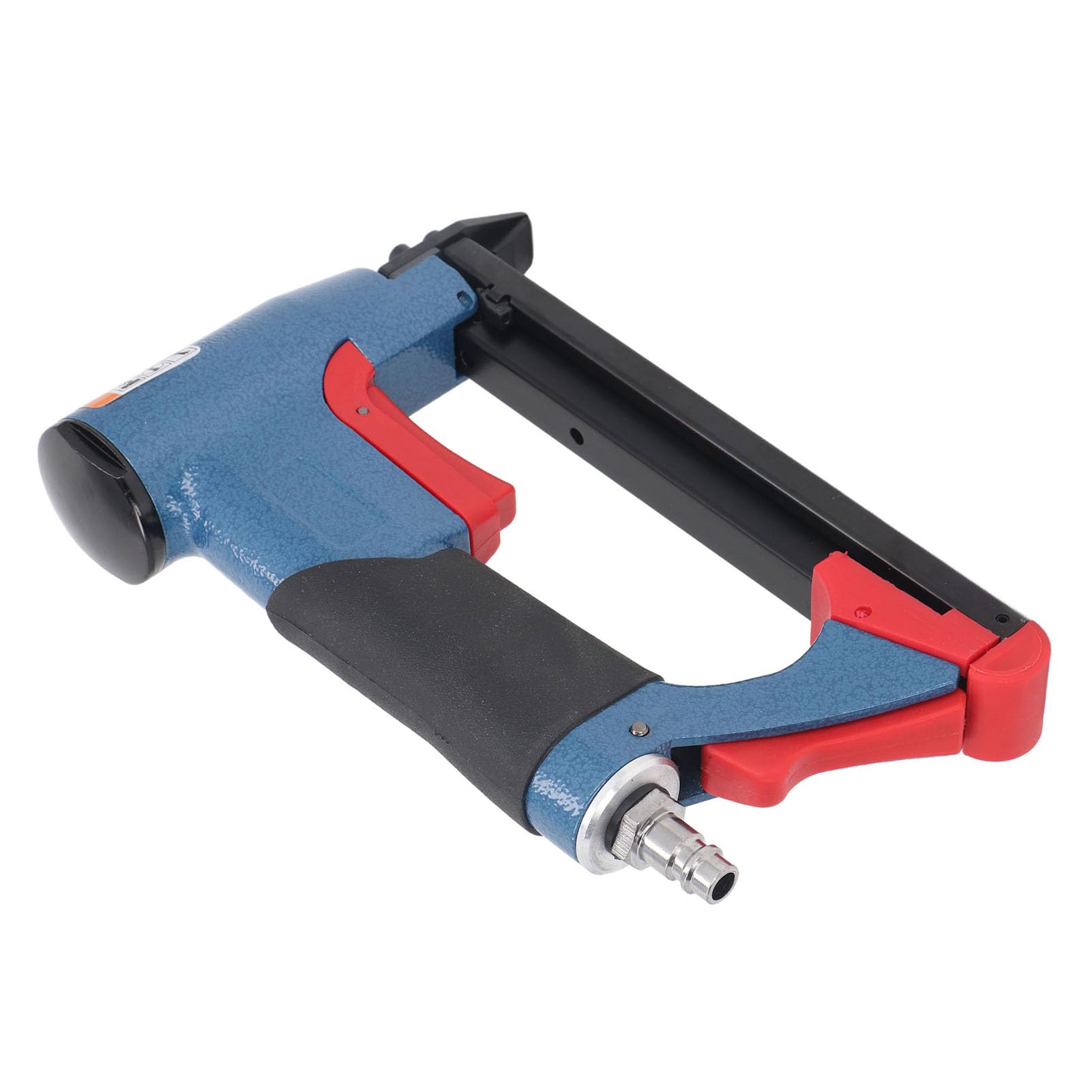 Semme Graffettatrice Pneumatica Calibro 21, capacità 140 Chiodi, per Costruzioni di Lavorazione del Legno, da 4 a 5/8 Pollici, Impugnatura Ergonomica Antiscivolo, Cappello a Cilindro in Acciaio