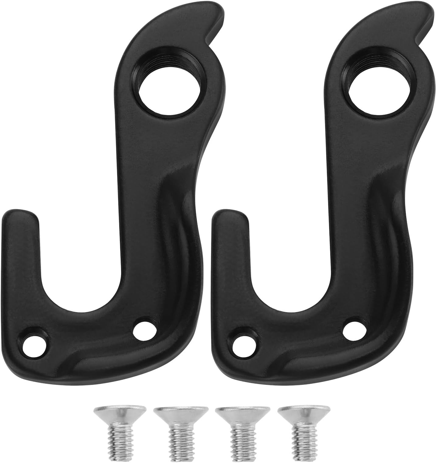 LT EasiylMechanical Derailer Hook Bicycle Tail Hook Metal Rear Derailer Hook Screw Model 10148 D593 GH-165 Compatible with CUBE Bicycle Accessories, Black