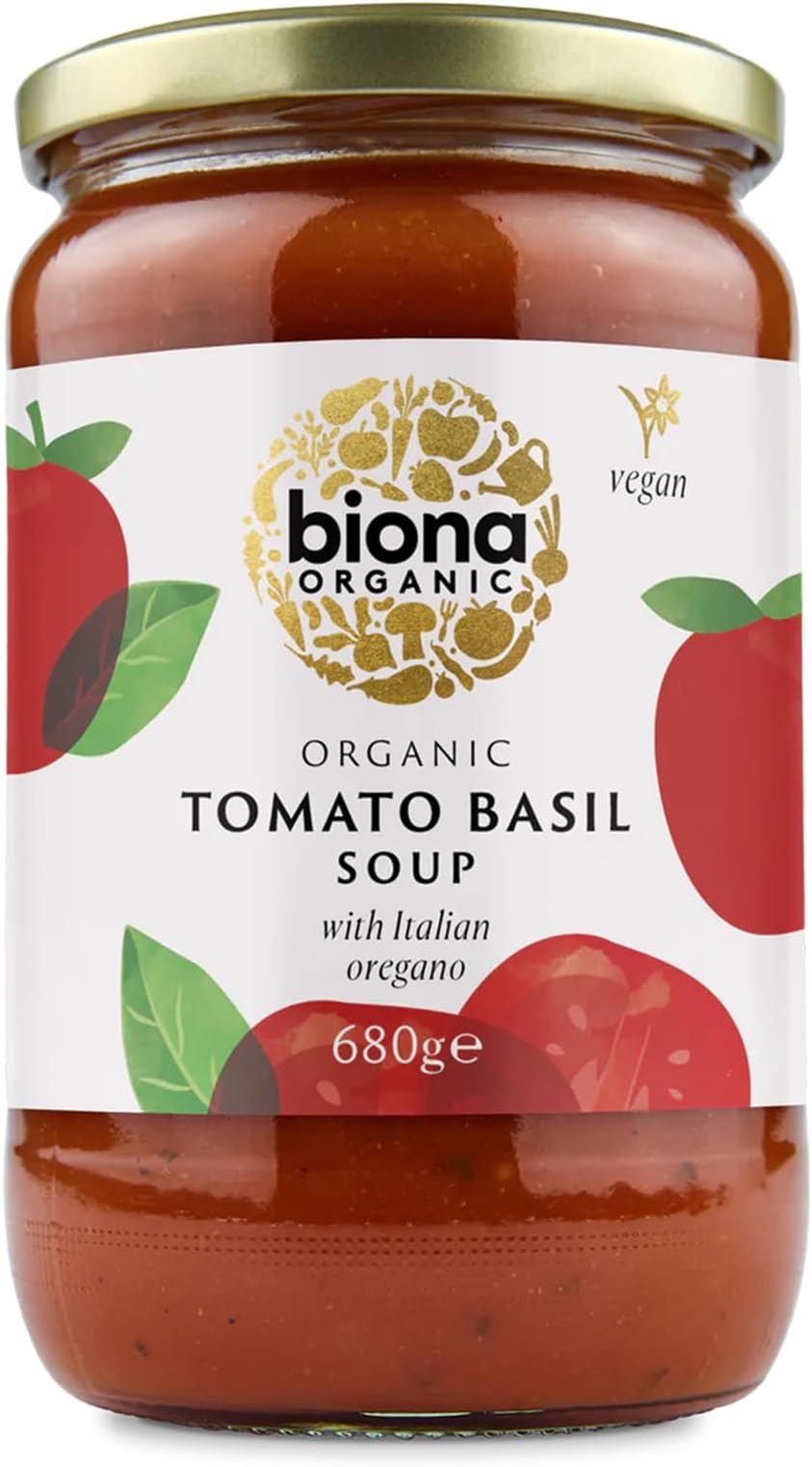 organic tomato basil soup 680 g