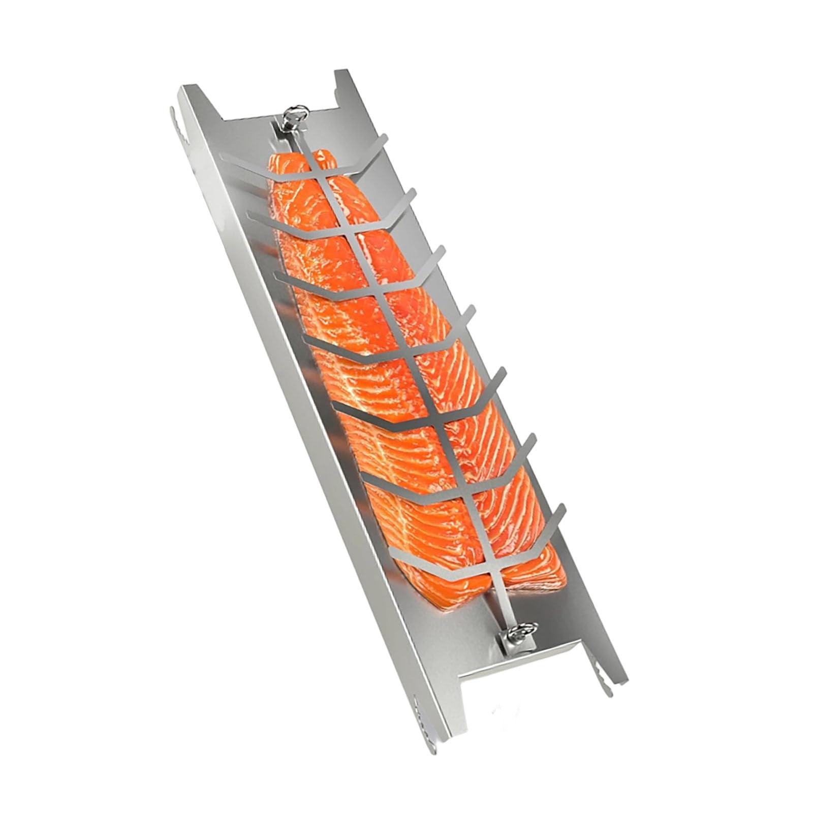 DSLKGWE Dishwasher Safe Metal Grill Plate for Fish Vegetables Quick Camping Cooking Barbecue Board