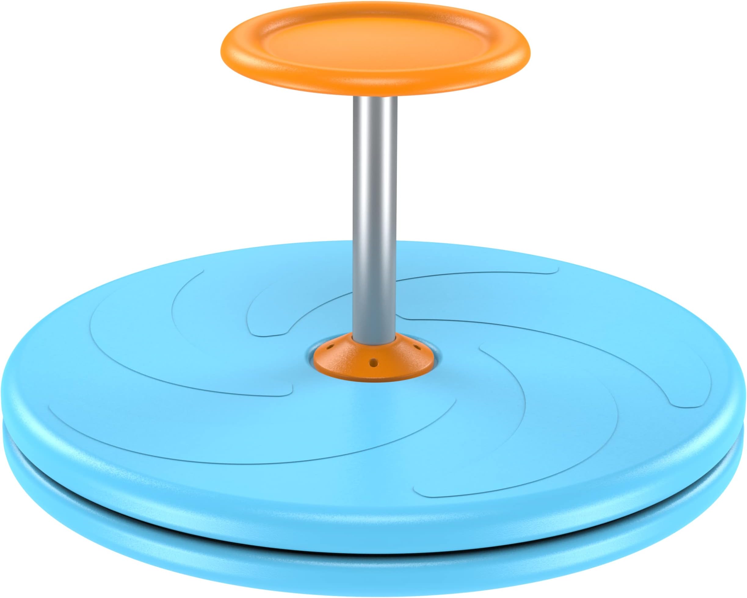 Spinner-X Seated Spinner Sensory Toy, Sit Spinner Sit and Spin Bigger Size and Durable Material for Kids- Ages 3 and up (Blue) by BARNEY KAITE BS…