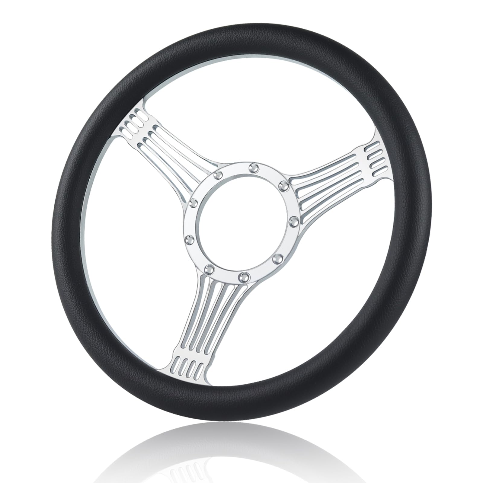 QYMOPAY 9-Bolt Steering Wheel
