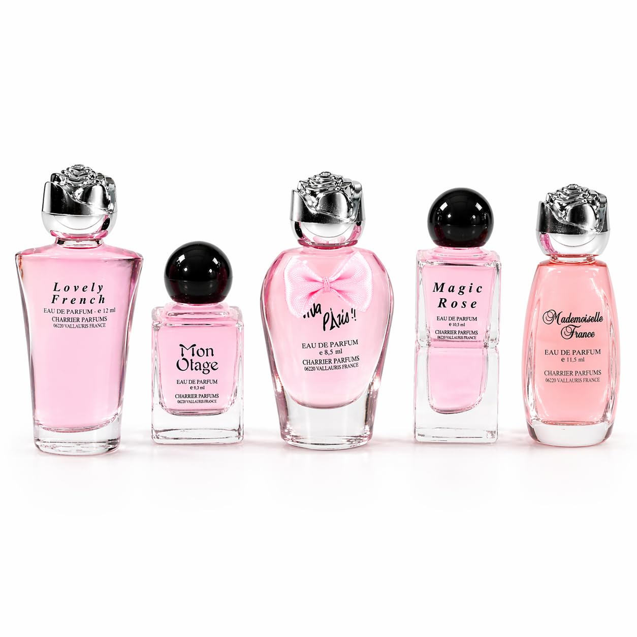 Charrier Parfums "collezione Fashion" Cofanetto di 5 Eau de Parfum in miniatura, 49,7 ml
