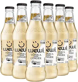 Água Tônica Ginger 255ml pacote com 6 unidades