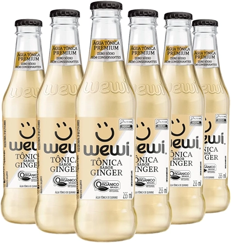 Água Tônica Ginger 255ml pacote com 6 unidades