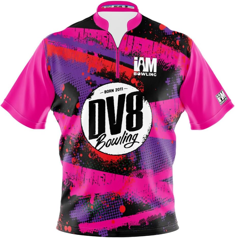 Logo Infusion Dye-Sublimated Bowling Jersey (Sash Collar) - I AM Bowling Fun Design 2034-DV8 - DV8