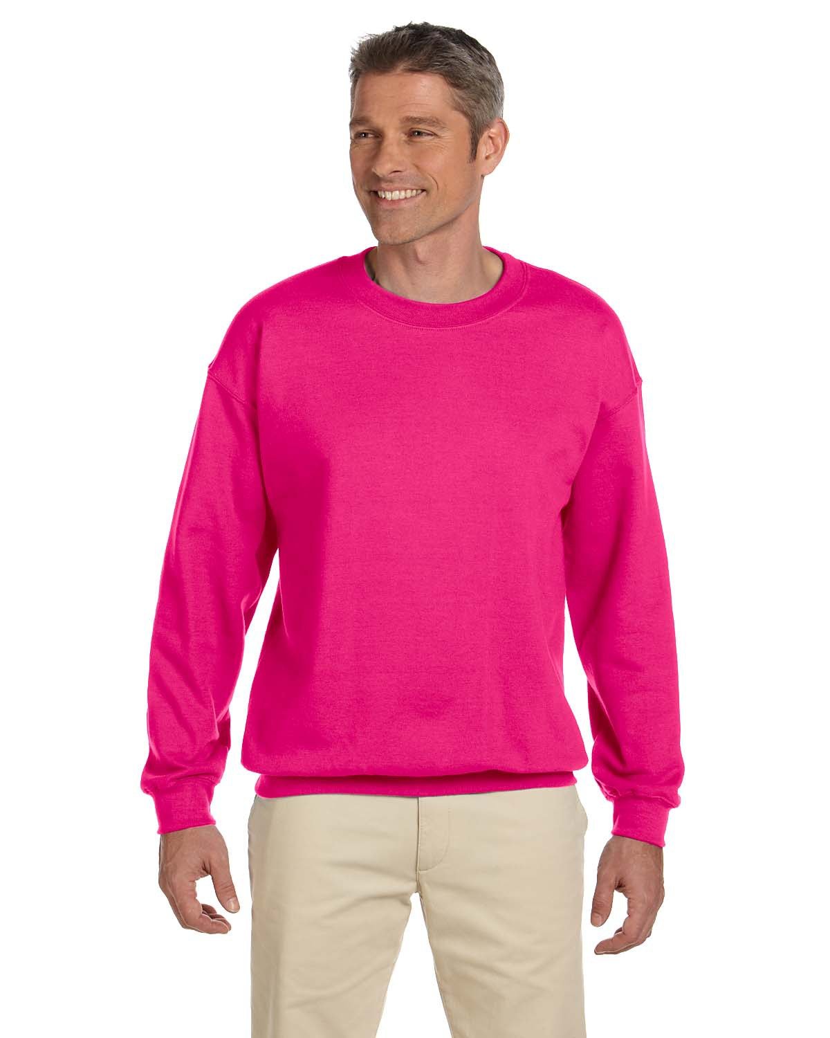 Gildan Men's Heavyweight Waistband Sweatshirt, Heliconia, XL