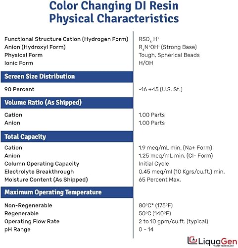 Miniatura 6 de LiquaGen - Kit de filtros de repuesto anuales RO/DI de 7 etapas - Pre filtros con desionización en línea - Etapa 1, 2, 3, 5, 6 y 7 | Juego de