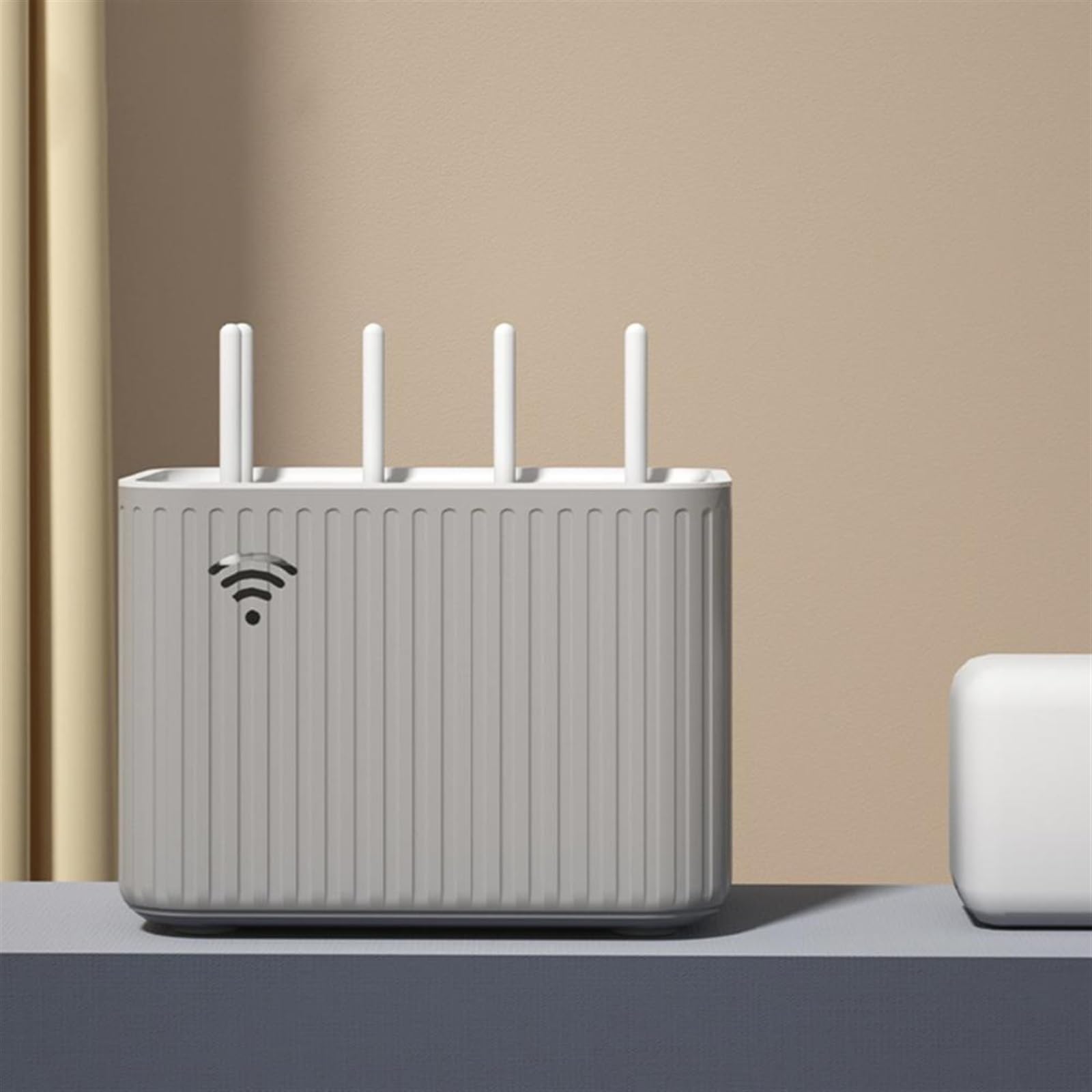 Organizer na kable Pudełko do przechowywania routera Plastikowa skrzynka do sortowania kabli sieciowych Odporna na zużycie obudowa do przechowywania kabli drucianych Pojemnik na router WiFi