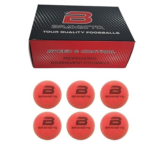 Bravatto Professional Foosball Balls: Tournament Quality - Just Like The