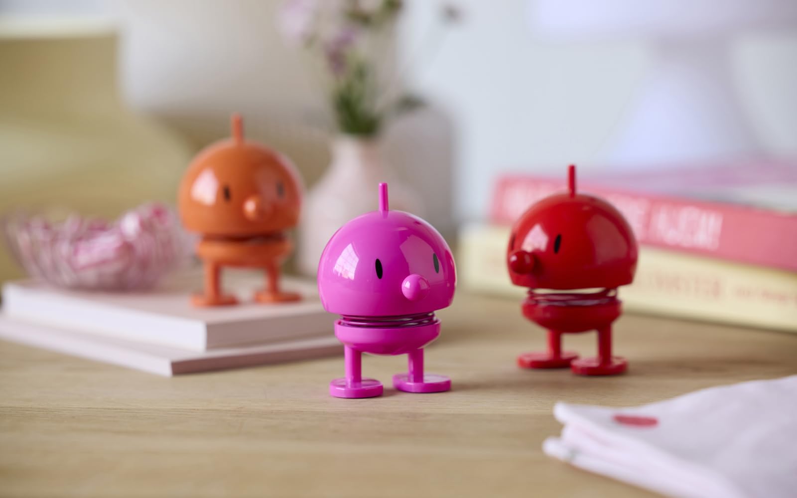Hoptimist Bumble Wobbly Figure Decoration, Scandinavian Desk and Office Gadget, Fun Collectible Gift for Men and Women - Image 4