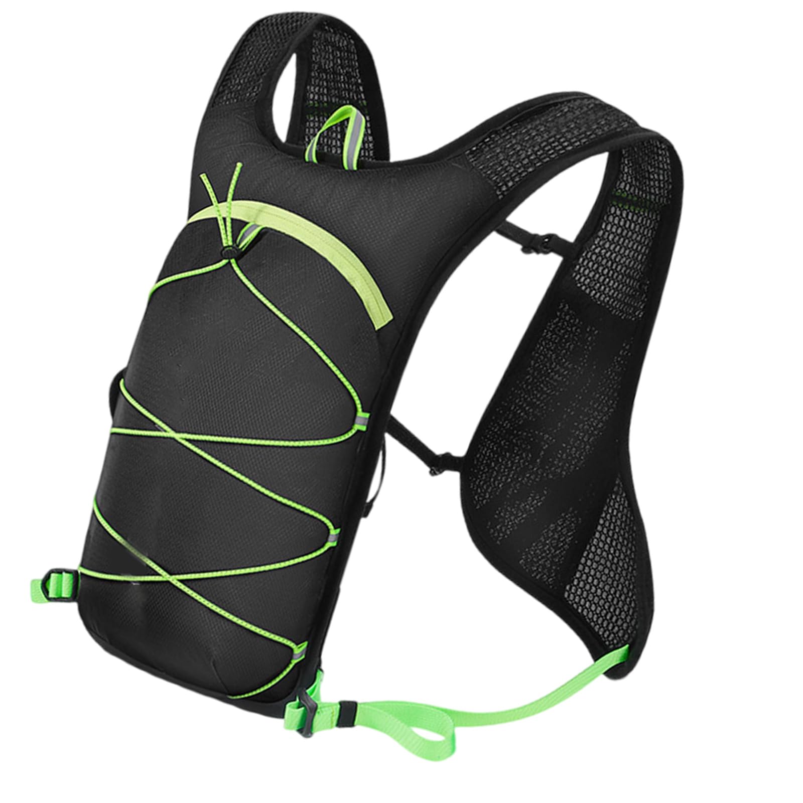Sac à dos de cyclisme 7 L portable respirant avec sangle réfléchissante réglable en nylon