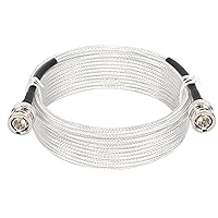 Vista 18 de XRDS -RF 2 cables SDI de 1 pie, HD-SDI BNC macho 75 ohmios RG179 cables de puente para cámara de video BMCC