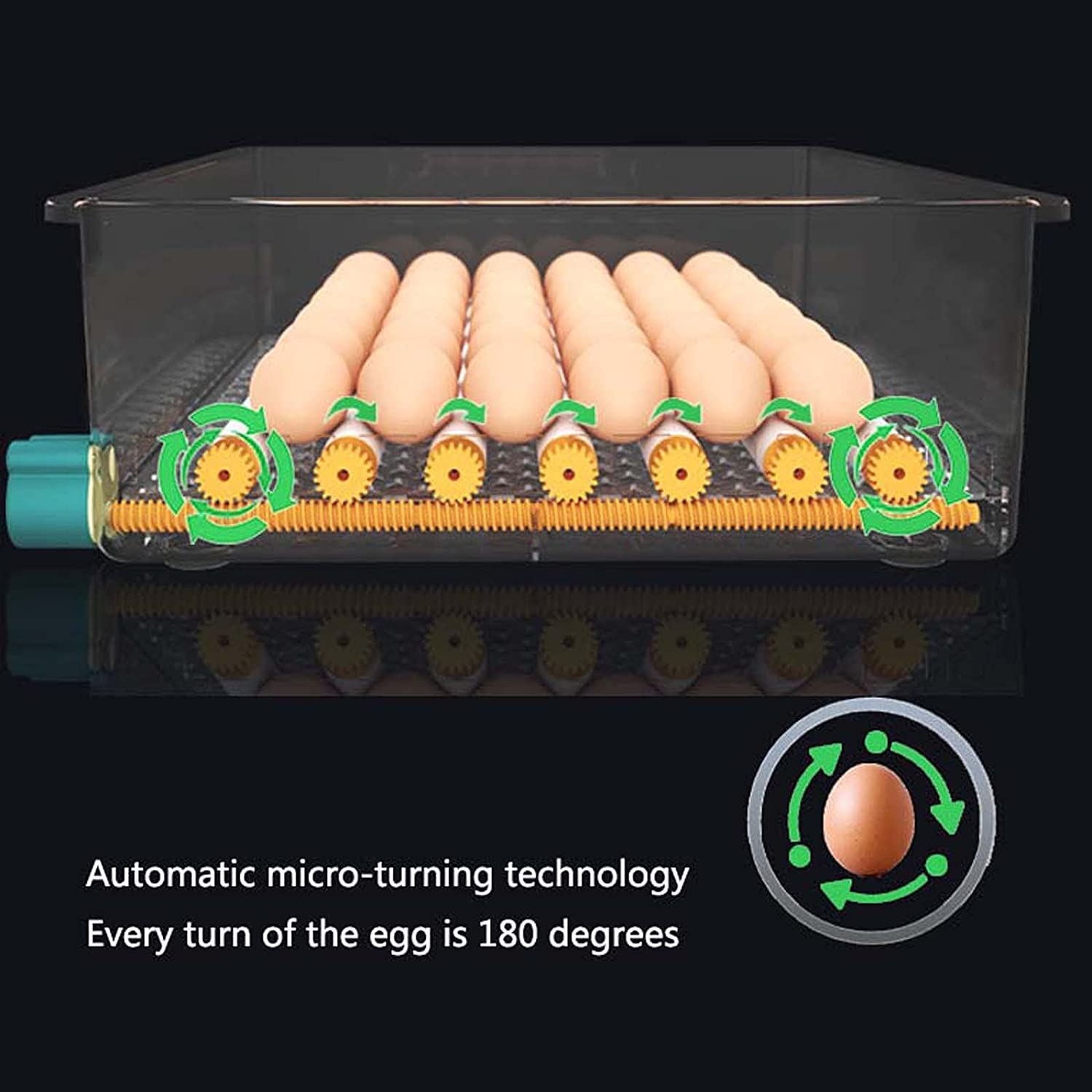 Incubadora De Huevos, Incubadora Automática 6/9/12 Huevos Doble Eléctrica Con Pantalla LED Digital Control Automático De Temperatura Y Rotación, Incubadora De Laboratorio Casera Pequeña Para Pollo