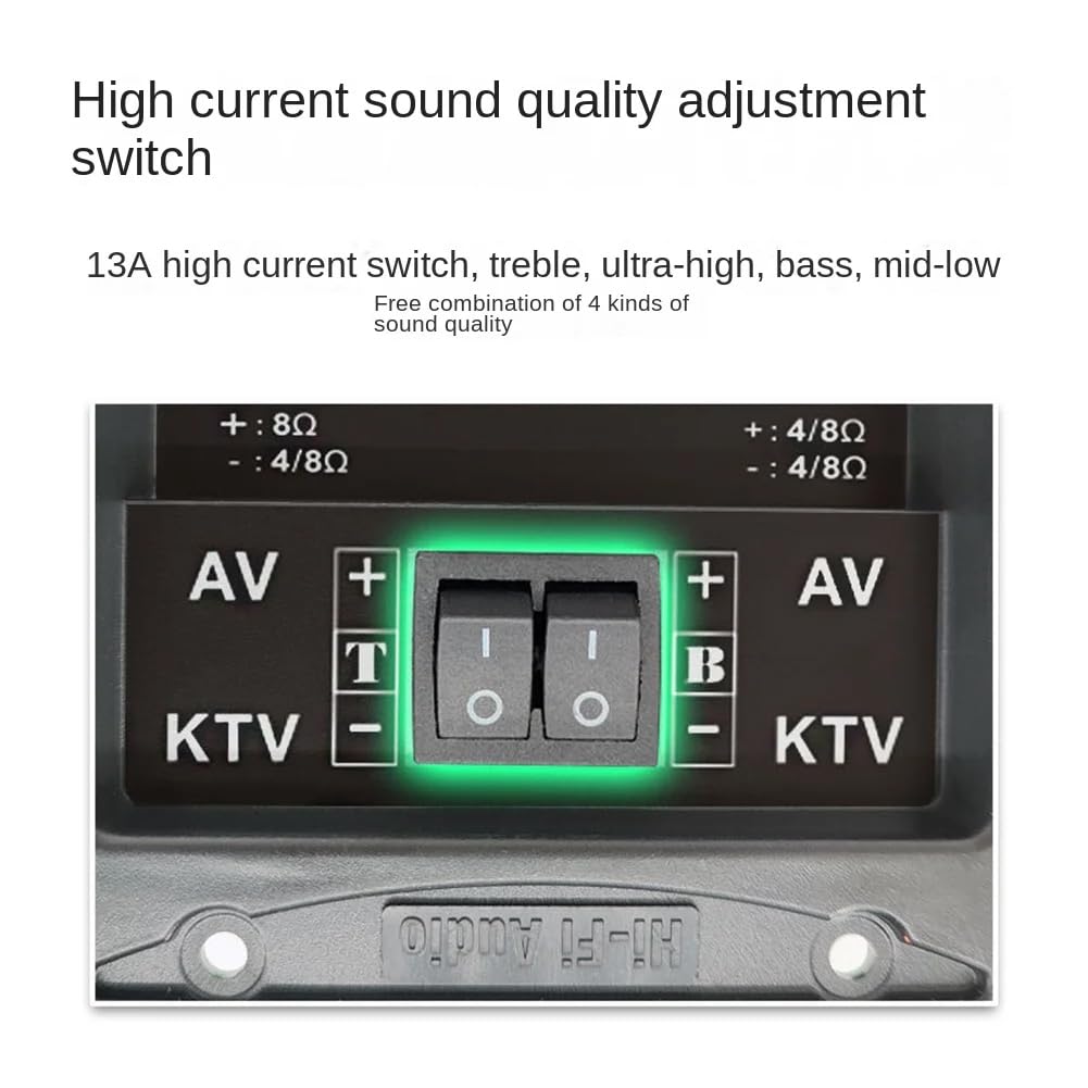 800 W 2 Voies Haut-Parleur Séparateur de Fréquence Audio Aigus Basses 2 Unités Filtres Croisés Bricolage HiFi Home Cinéma Installation Facile