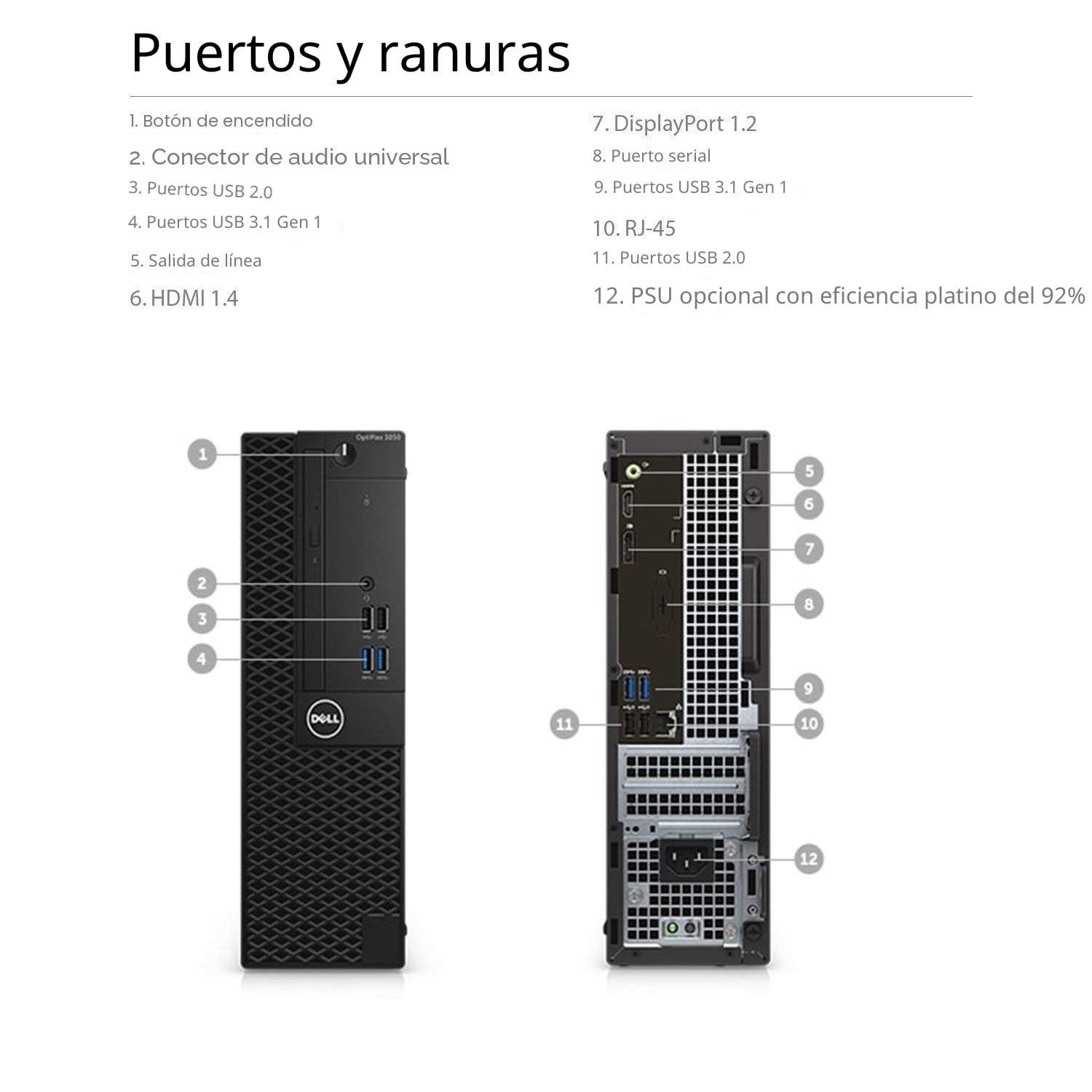 Amazon.com: Dell Computadora de escritorio empresarial Optiplex