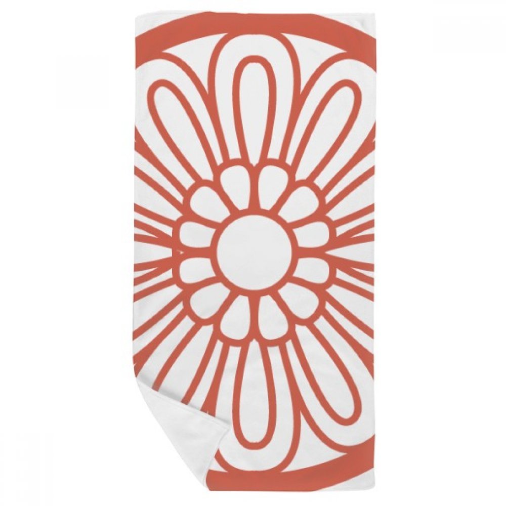 Serviette de bain doux motif chinois pour peaux sensibles et délicates