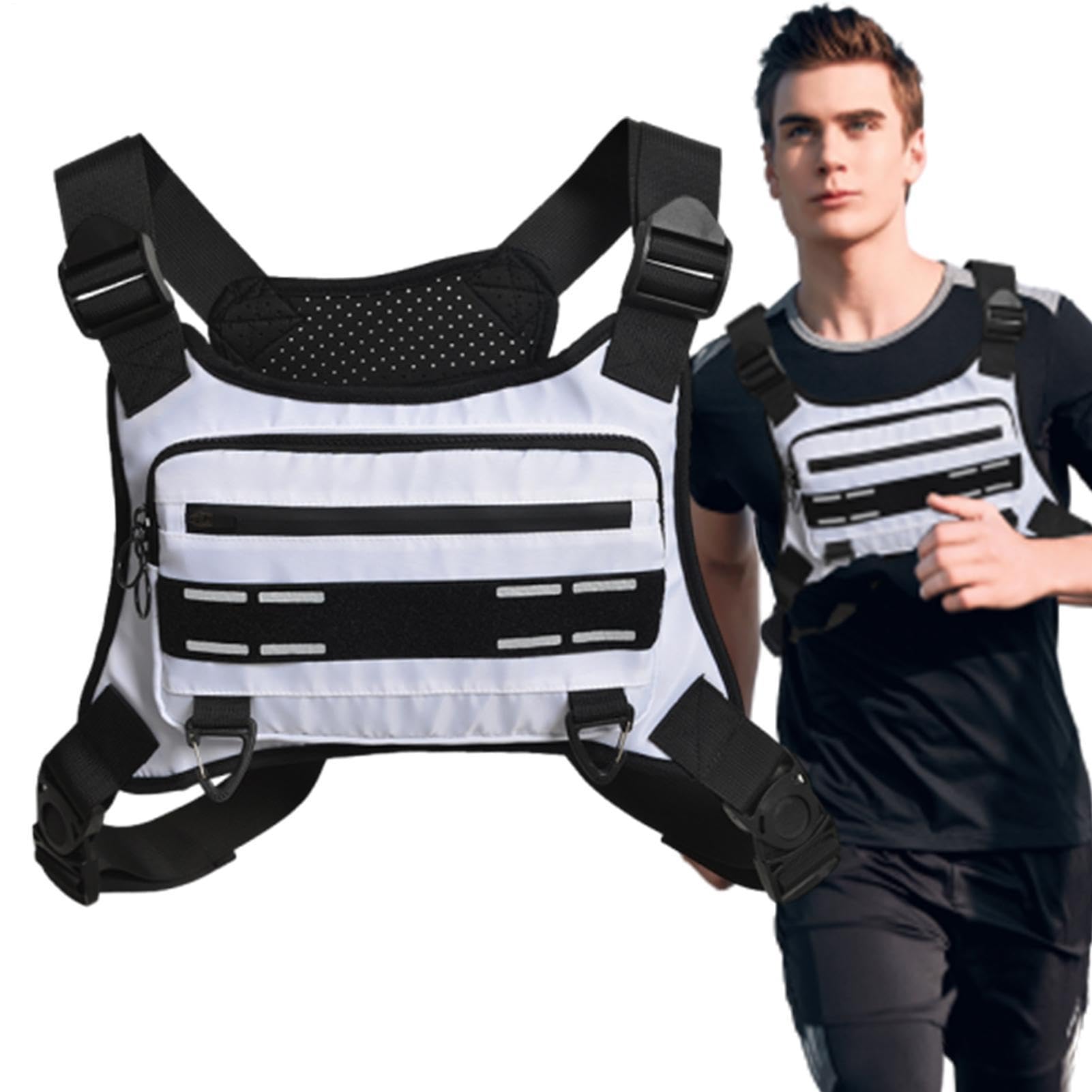 Bolsa de pecho para entrenamientos intensos libre de rebotes y sudoración 8