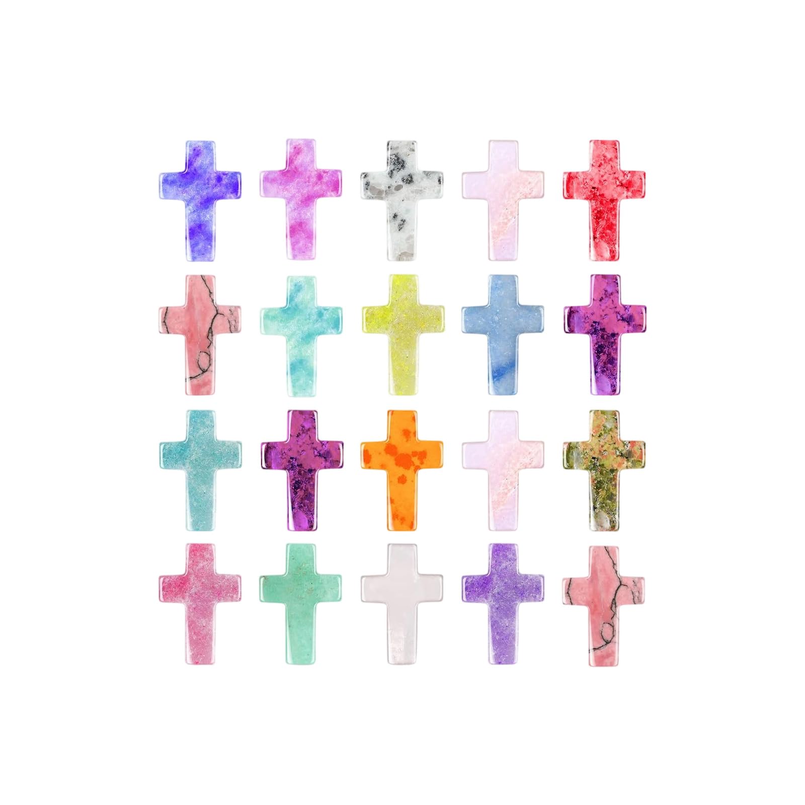 Buxuaaaa Artisanal Natural Crystal Meet Stone Charm Enthusiasm Present for Vacations Temple Incidents Adherent Home Deck