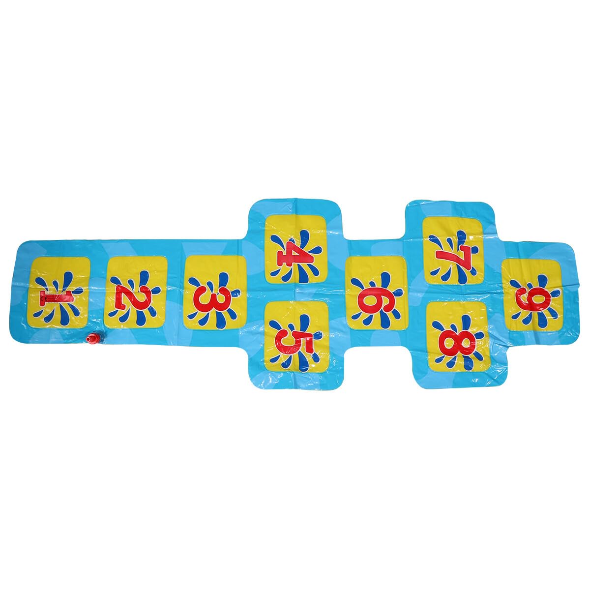 Gatuida 1 Unidad Colchoneta Inflable Rociador de Agua para Niños, Alfombra de Juego Exterior Números del 1 al 9, Adecuado para Piscina, Playa y Actividades Acuáticas de Verano