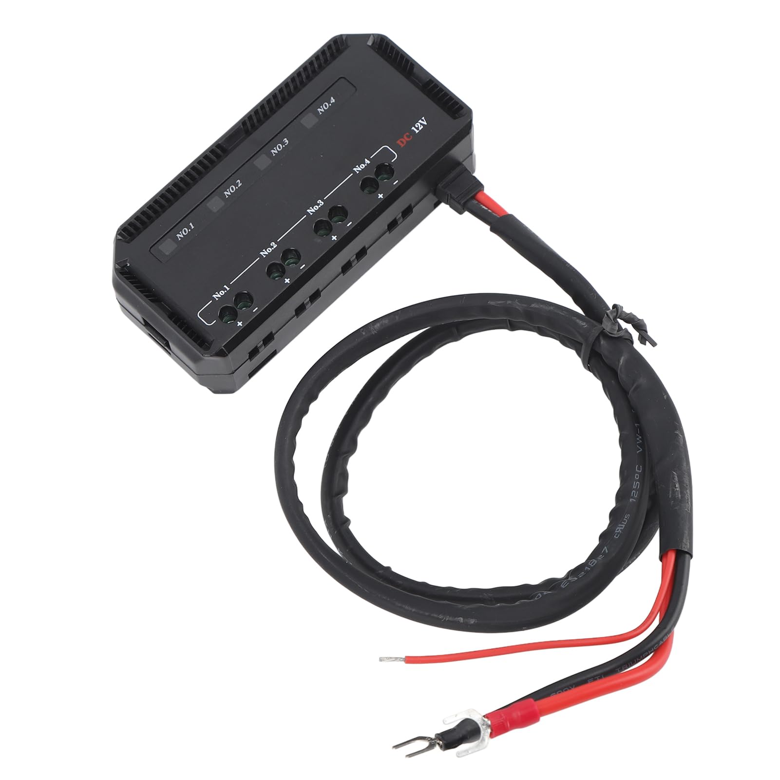 KIMISS Bloc de Fusibles de Moto Universal 20A avec Voyant LED Lumière pour la Voiture - Bloc de Fusible 12V - et Kit de Boîte de Relais