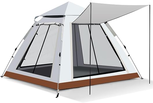 Camping Tent Pop Up for Camping Tent Waterproof 2/3/4 Person Tent Portable Outdoor Instant Family Camp Tents
