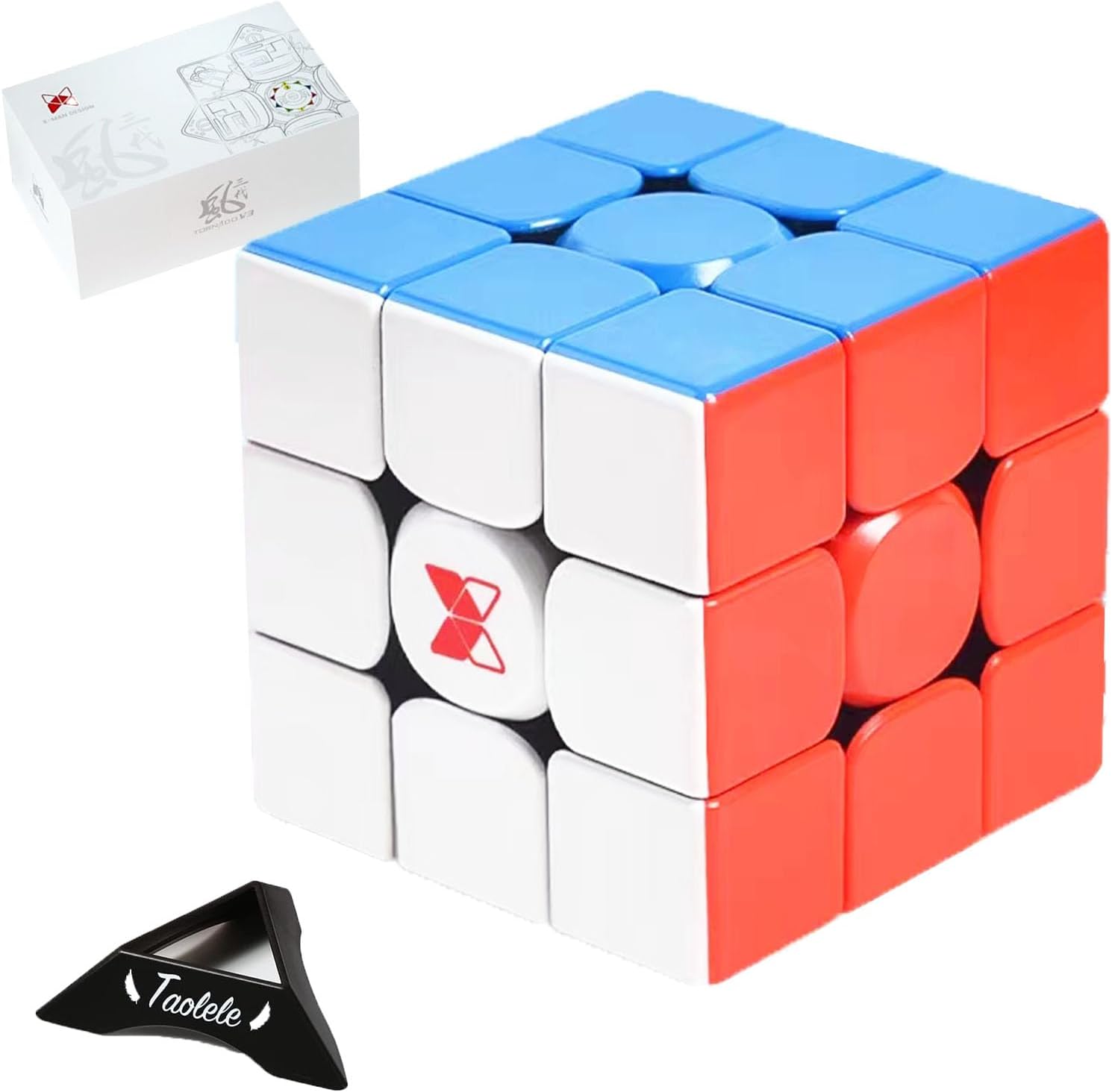 XMDCuber Mirror Speed Cube 3x3 - Leuchtender Zauberwürfel Mit Glow-Effekt