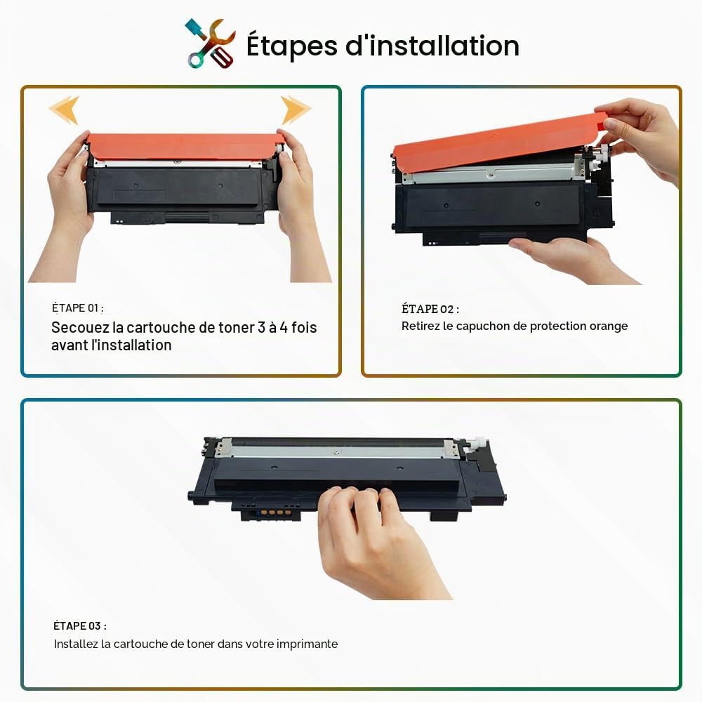 117A de Toner Compatible pour MFP 178nw 178nwg 179fwg Pack de 4
