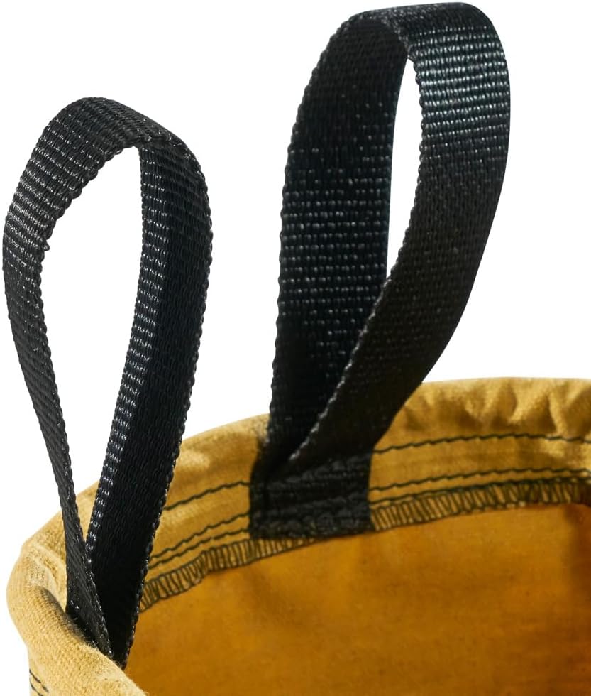 Klein Tools 5179 Tool Pouch, Water-Repellent Canvas Tool Bag with Belt Loops, 7.5 x 7 x 3.5-Inch