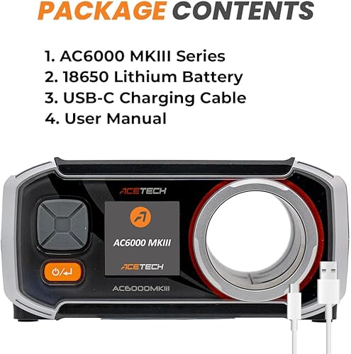 Miniatura 3 de ACETECH Serie AC6000MKIII Airsoft Pistola Probador de velocidad BBS Cronógrafo